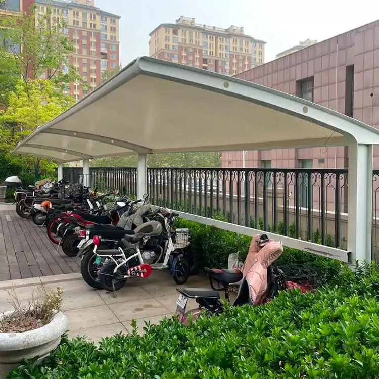 上蔡县膜结构电动车棚